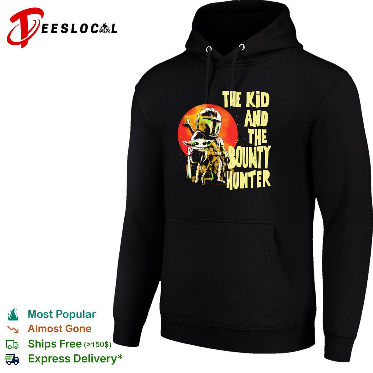 Din Grogu and Din Djarin The Kid and the Bounty Hunter shirt Unisex