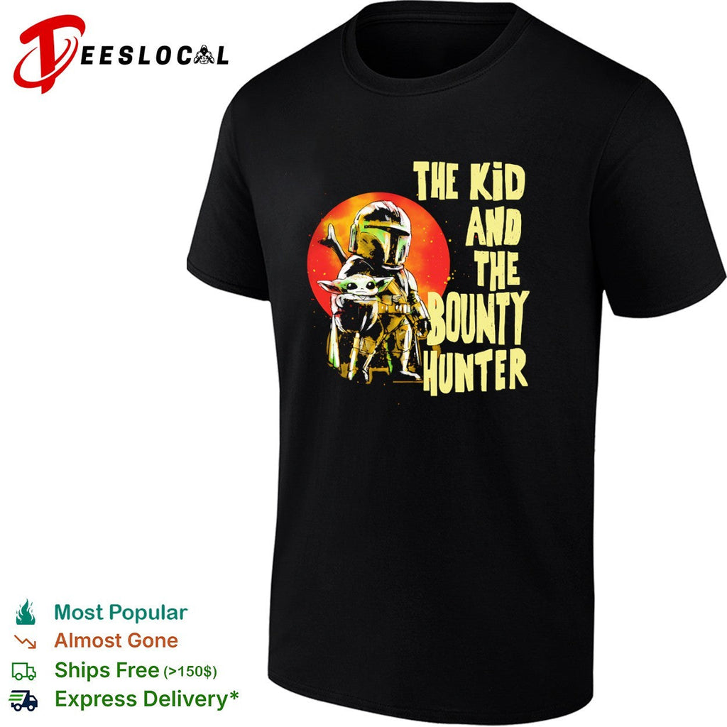 Din Grogu and Din Djarin The Kid and the Bounty Hunter shirt Unisex