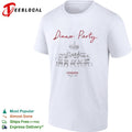 Dinner Party London 3rd June 2026 Table Chandelier Wine shirt Unisex