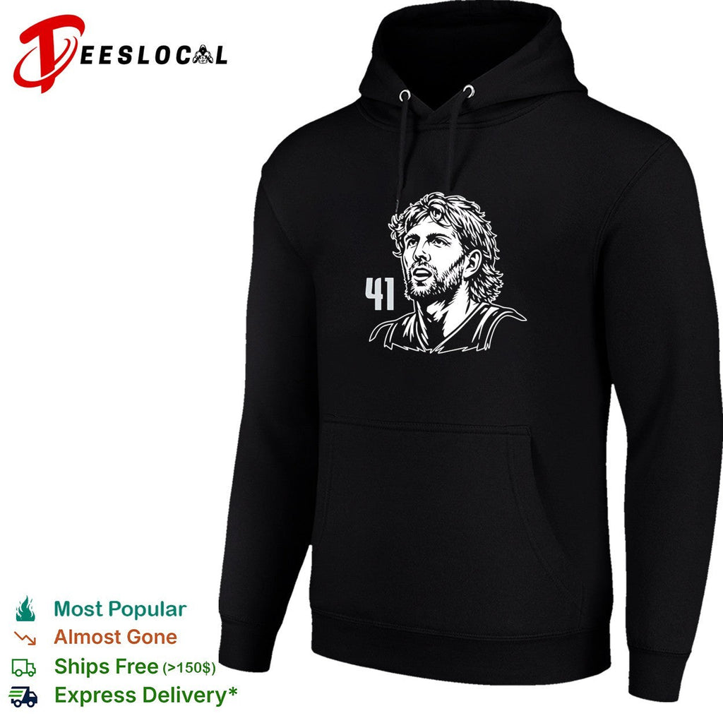 Dirk Nowitzki 41 Dallas Mavericks NBA Hall of Famer shirt Unisex