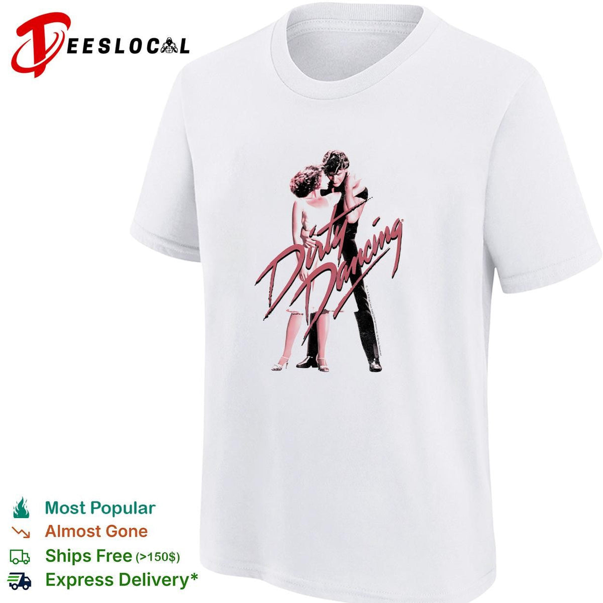 Dirty Dancing vintage dance couple poster shirt Unisex