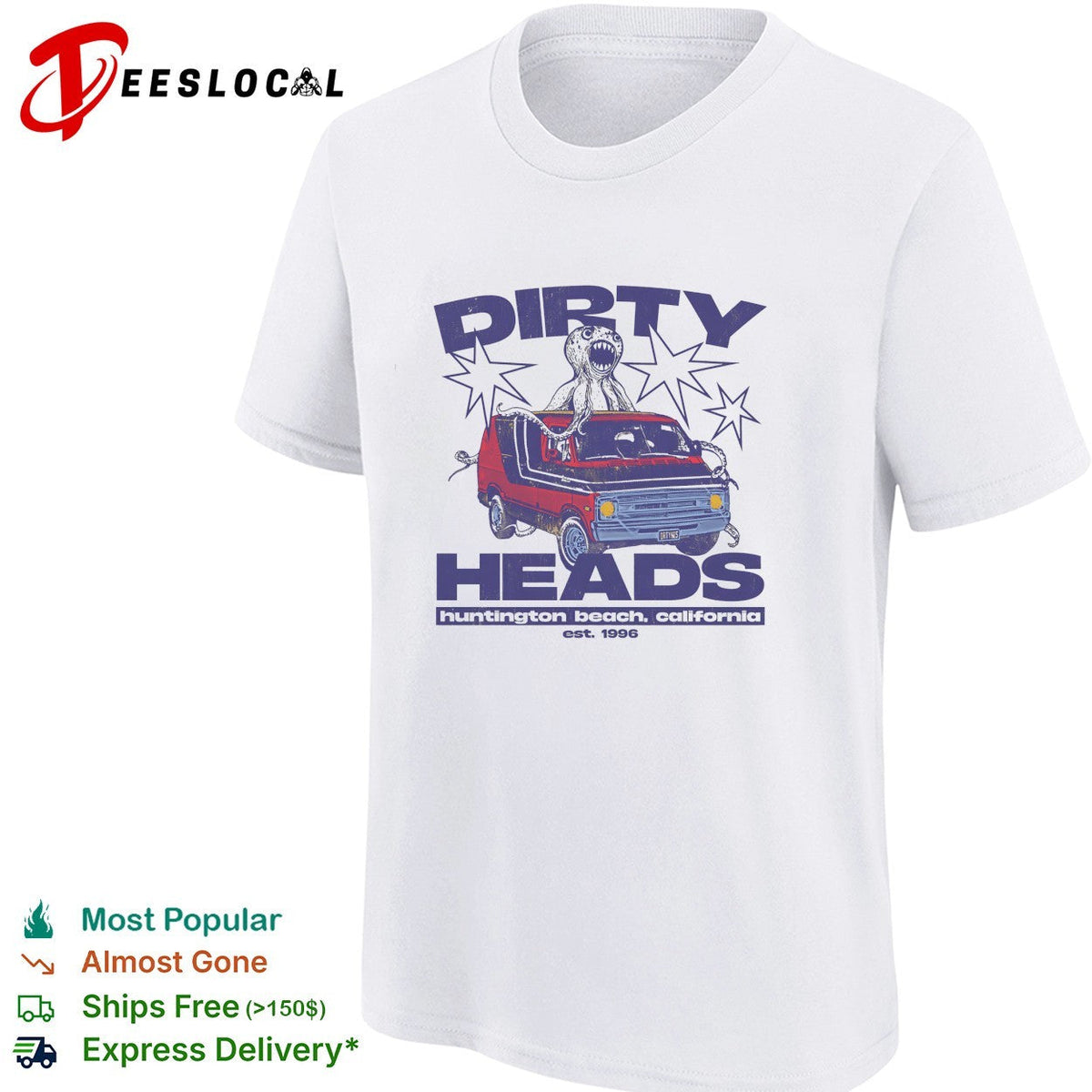 Dirty Heads Huntington Beach California shirt Unisex