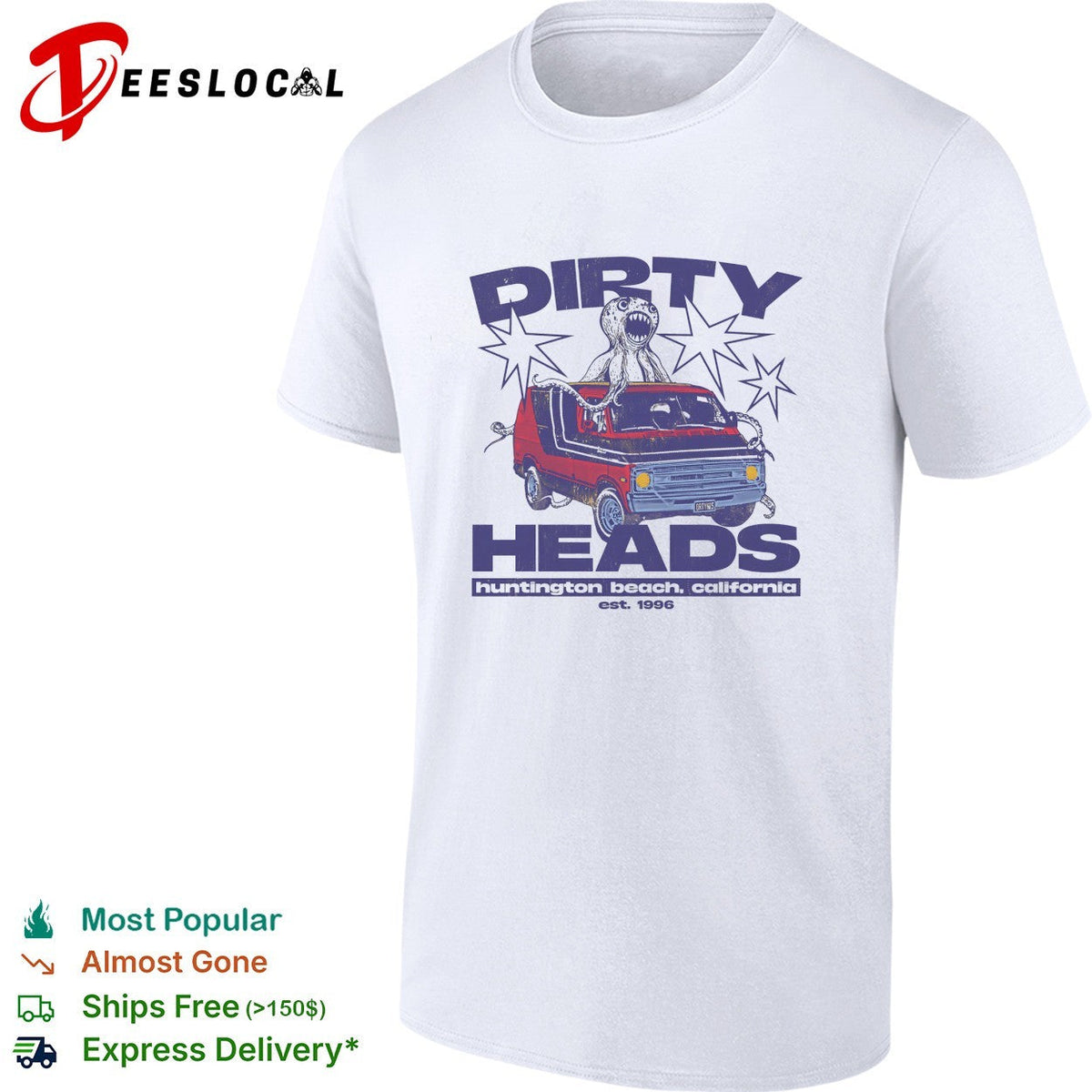 Dirty Heads Huntington Beach California shirt Unisex