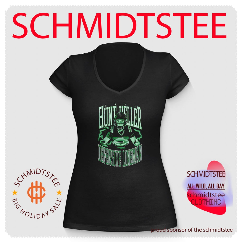 Distressed Defensive Lineman Hunt Heller Fan shirt Unisex