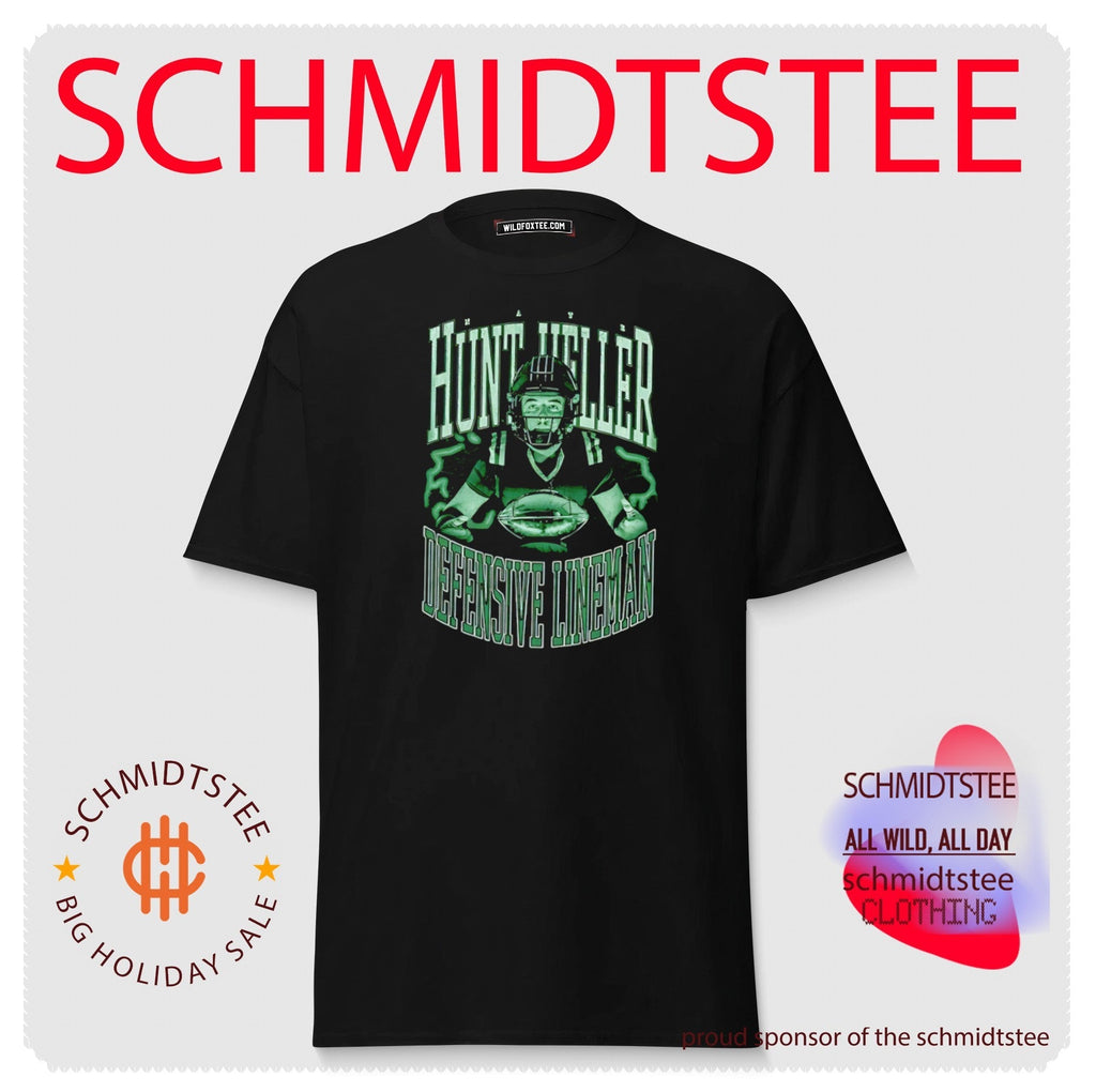 Distressed Defensive Lineman Hunt Heller Fan shirt Unisex