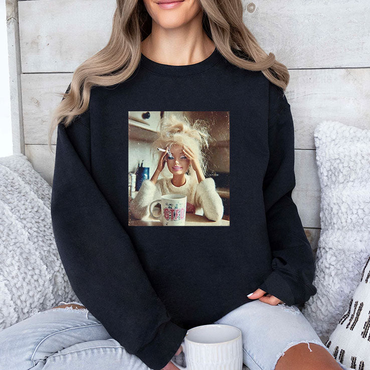 Distressed Doll Face Meme T Shirt Unisex