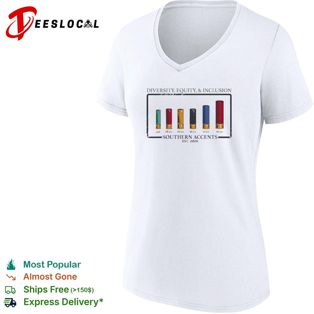 Diversity Equity and Inclusion Southern Accents Shotgun Shells shirt Unisex