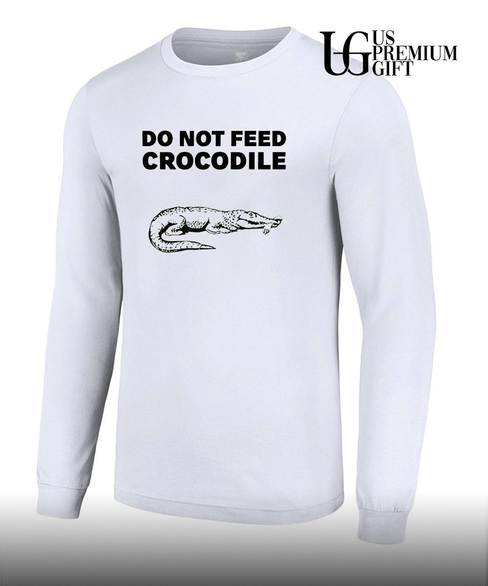 Do Not Feed Crocodile shirt Unisex