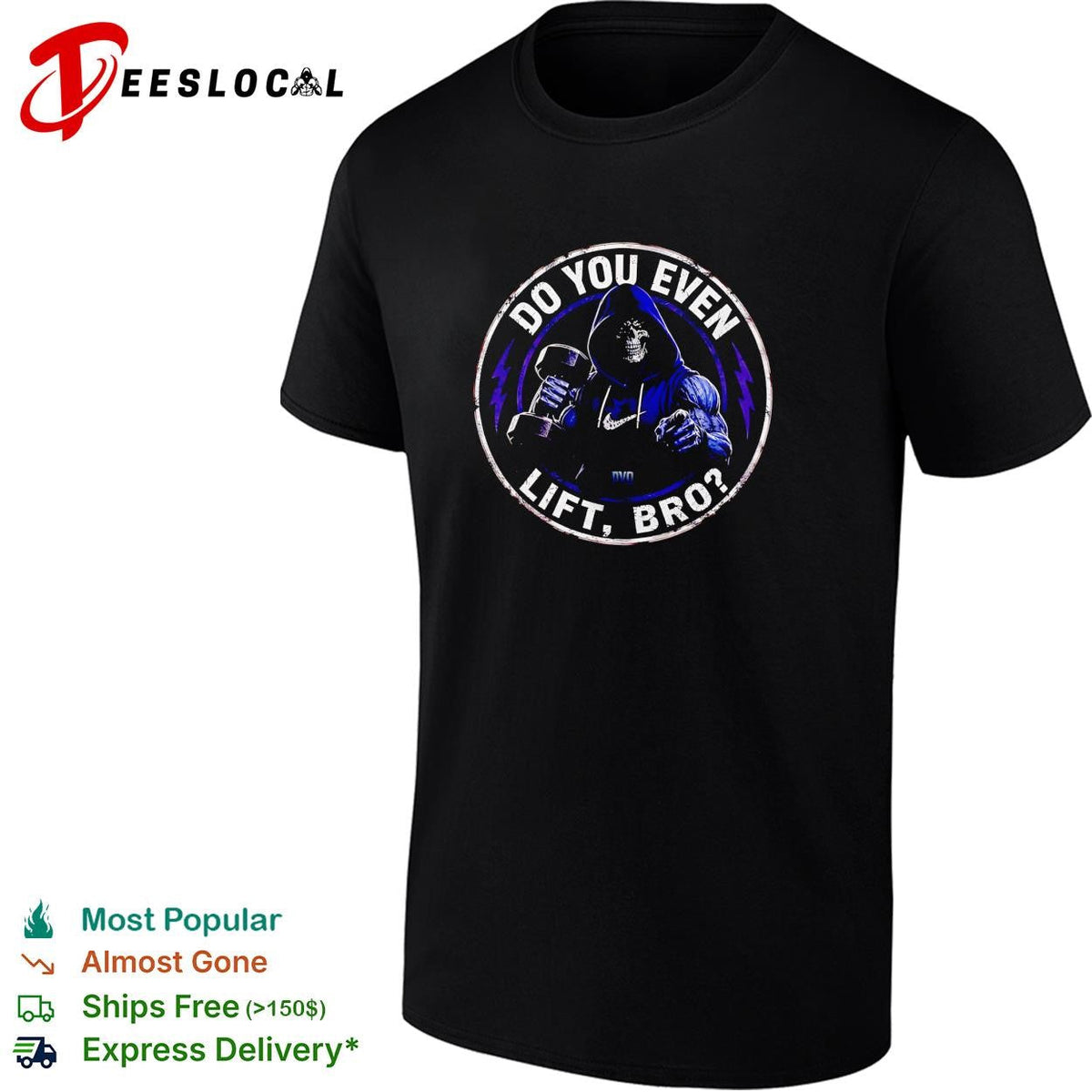 Do you even lift bro skeleton workout meme funny shirt Unisex