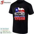 Dodge Loves Texas 1969 Charger Muscle Car Lone Star State Americana shirt Unisex