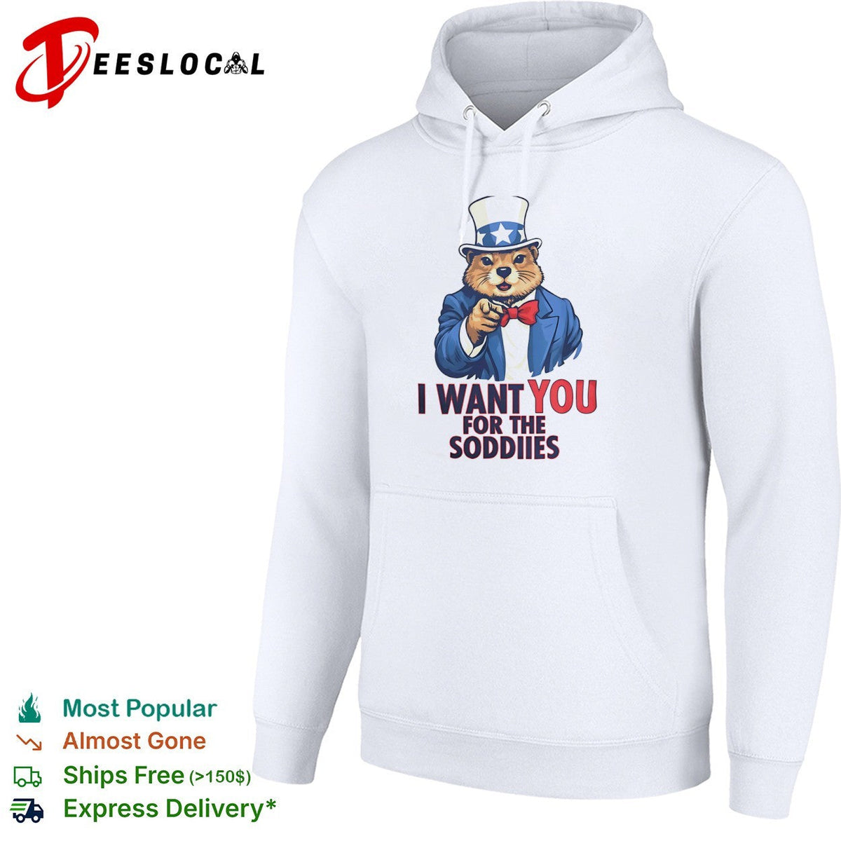 Dog Uncle Sam I want you for the Soddies shirt Unisex