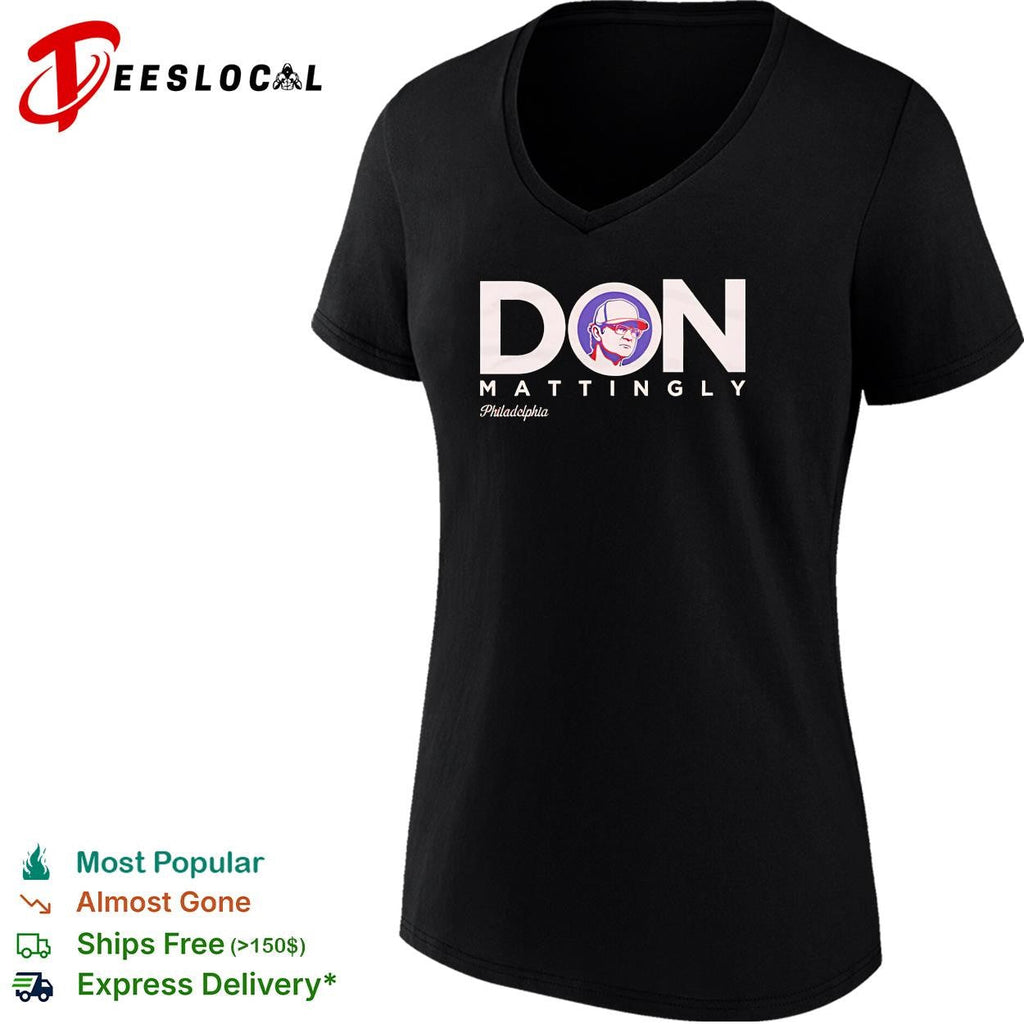 Don Mattingly Philadelphia Phillies manager coach graphic shirt Unisex