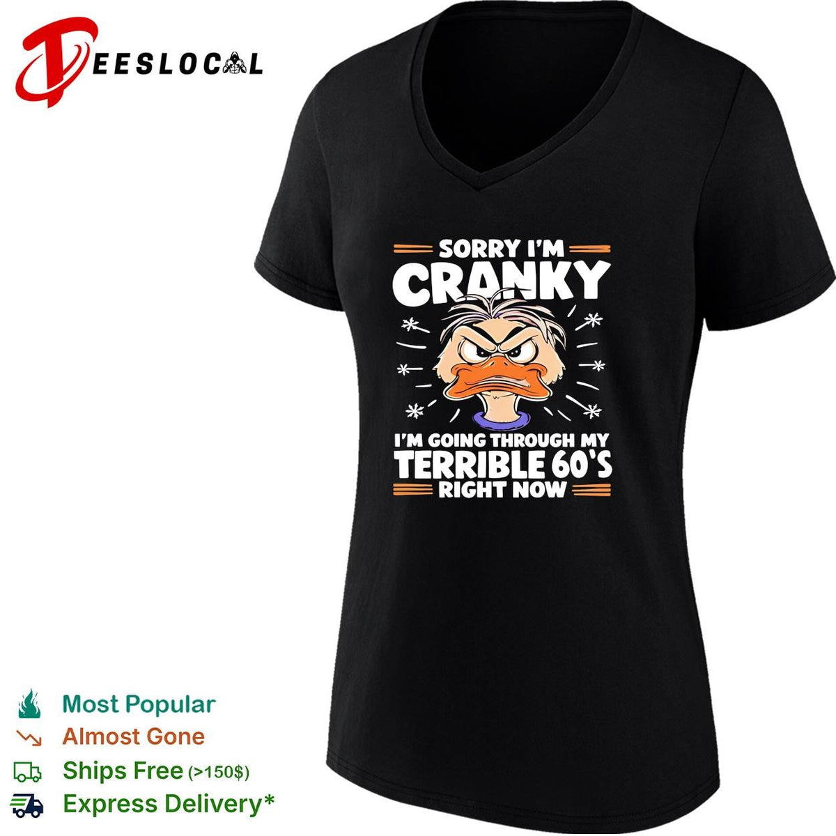 Donald Duck I’m not short I’m just more down to earth than most people shirt Unisex