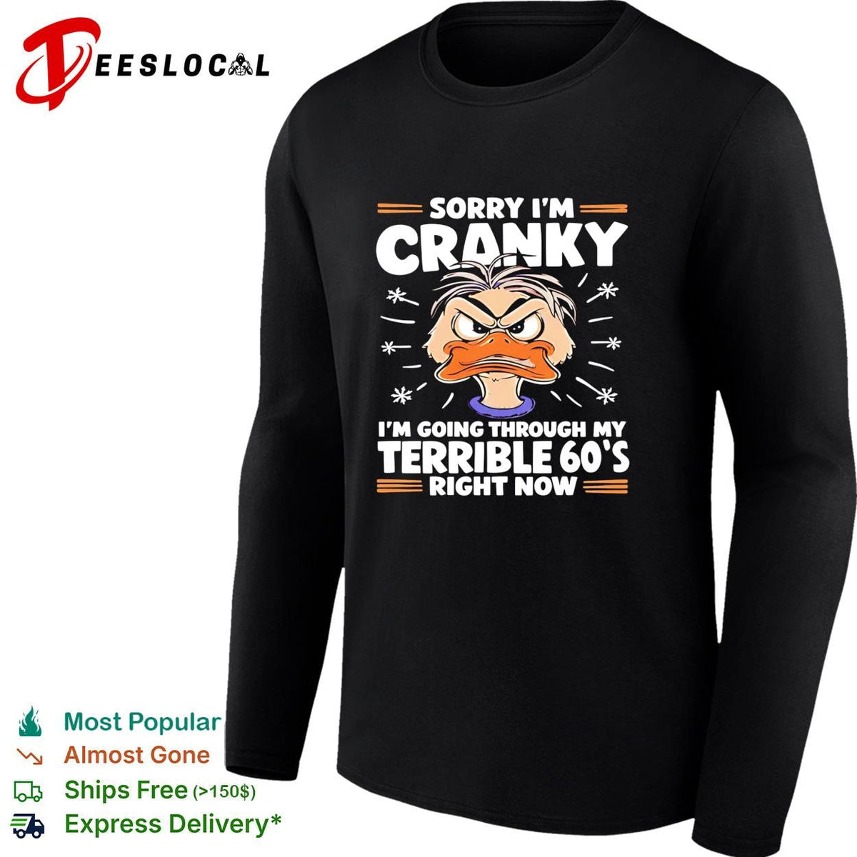 Donald Duck I’m not short I’m just more down to earth than most people shirt Unisex