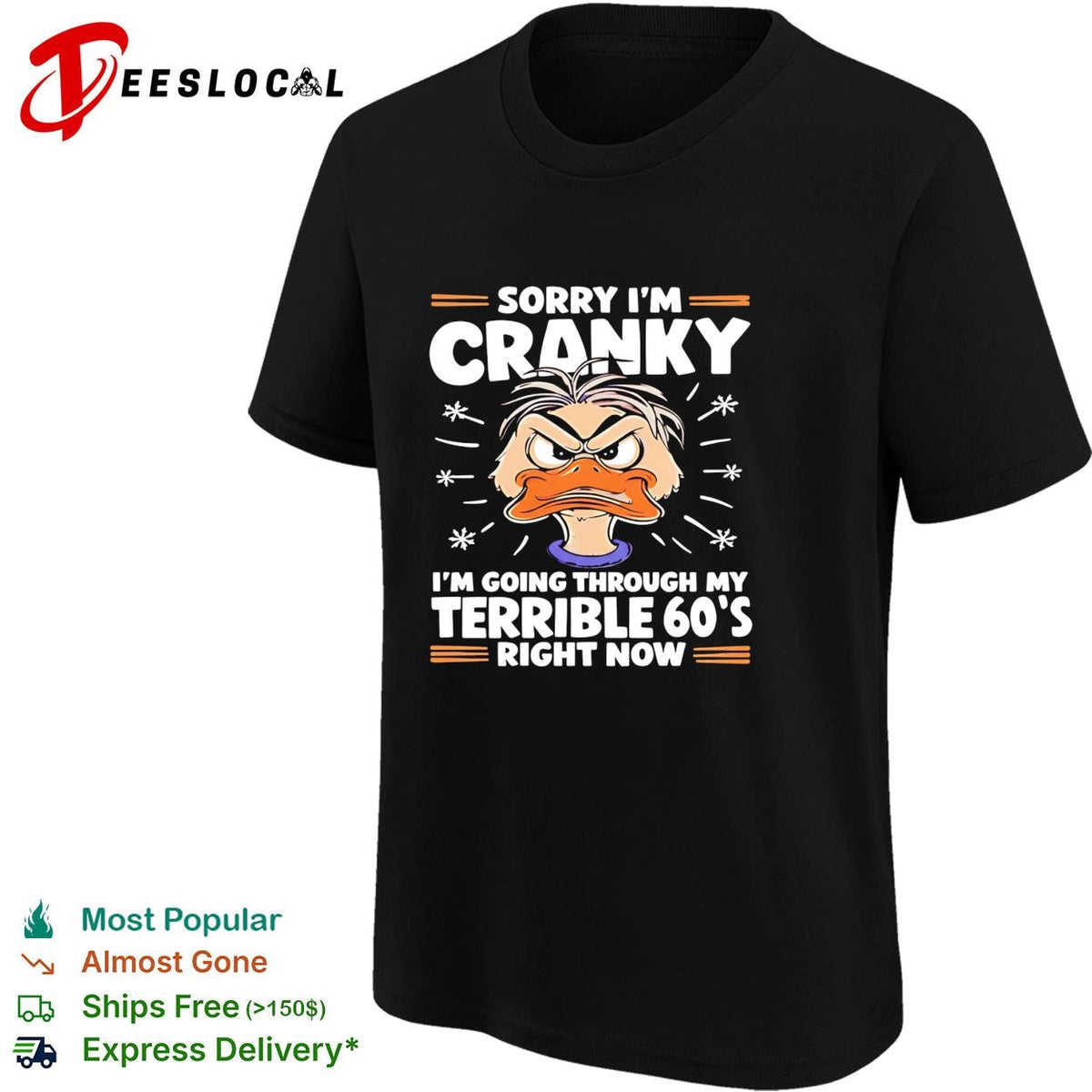 Donald Duck I’m not short I’m just more down to earth than most people shirt Unisex