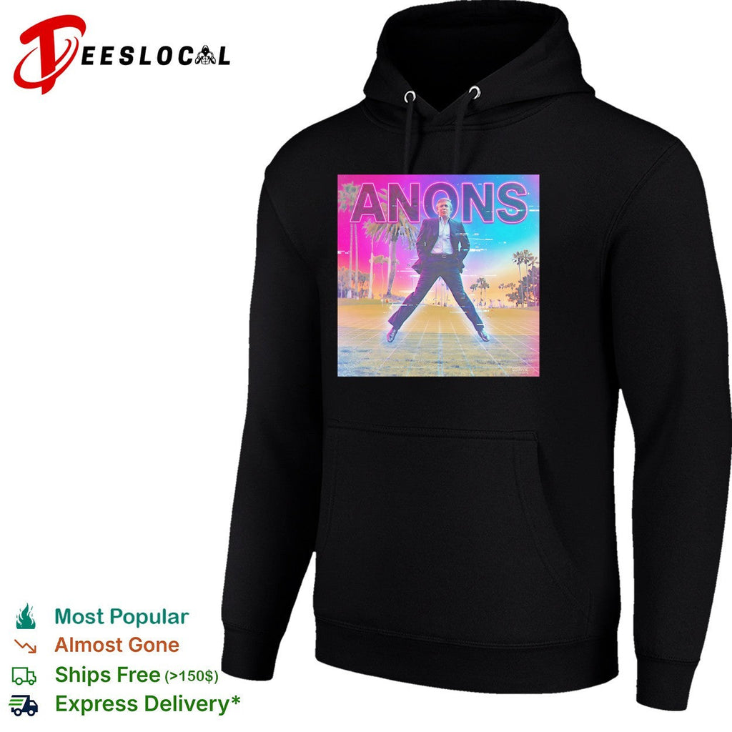 Donald Trump Anons vaporwave golf glitch club shirt Unisex