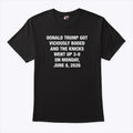 Donald Trump Got Viciously Booed And The Knicks Went Up 3-0 On Monday June 8 2026 Shirt Unisex