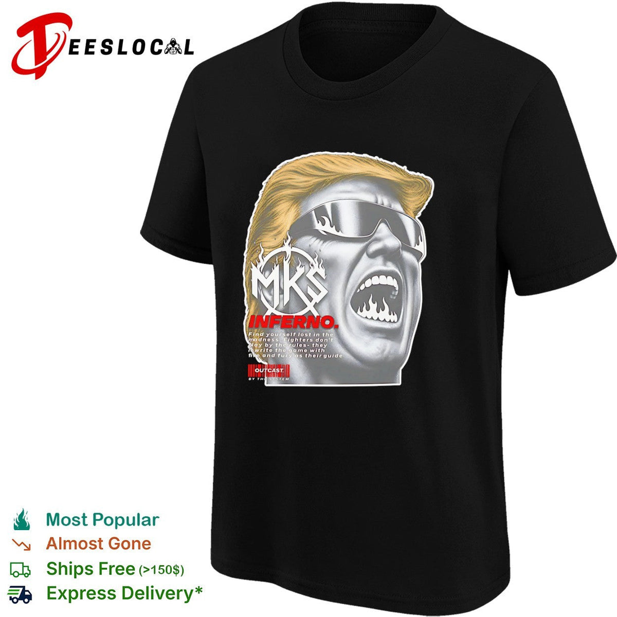 Donald Trump MKS Inferno Find yourself lost in the madness shirt Unisex
