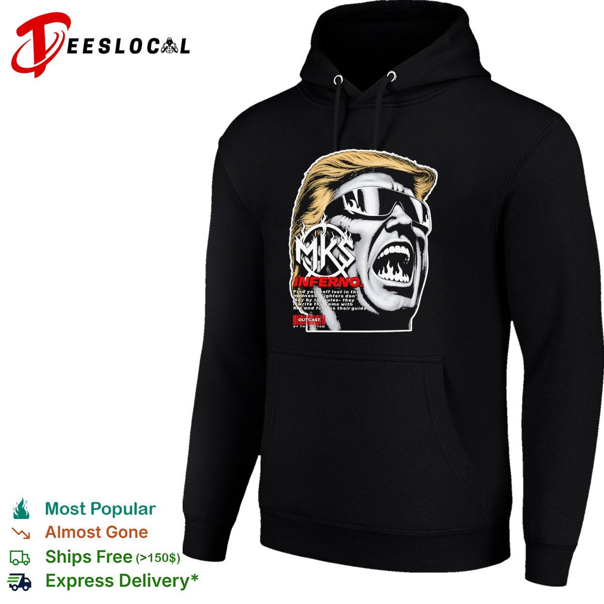Donald Trump MKS Inferno find yourself lost in the madness outCasts by the system shirt Unisex