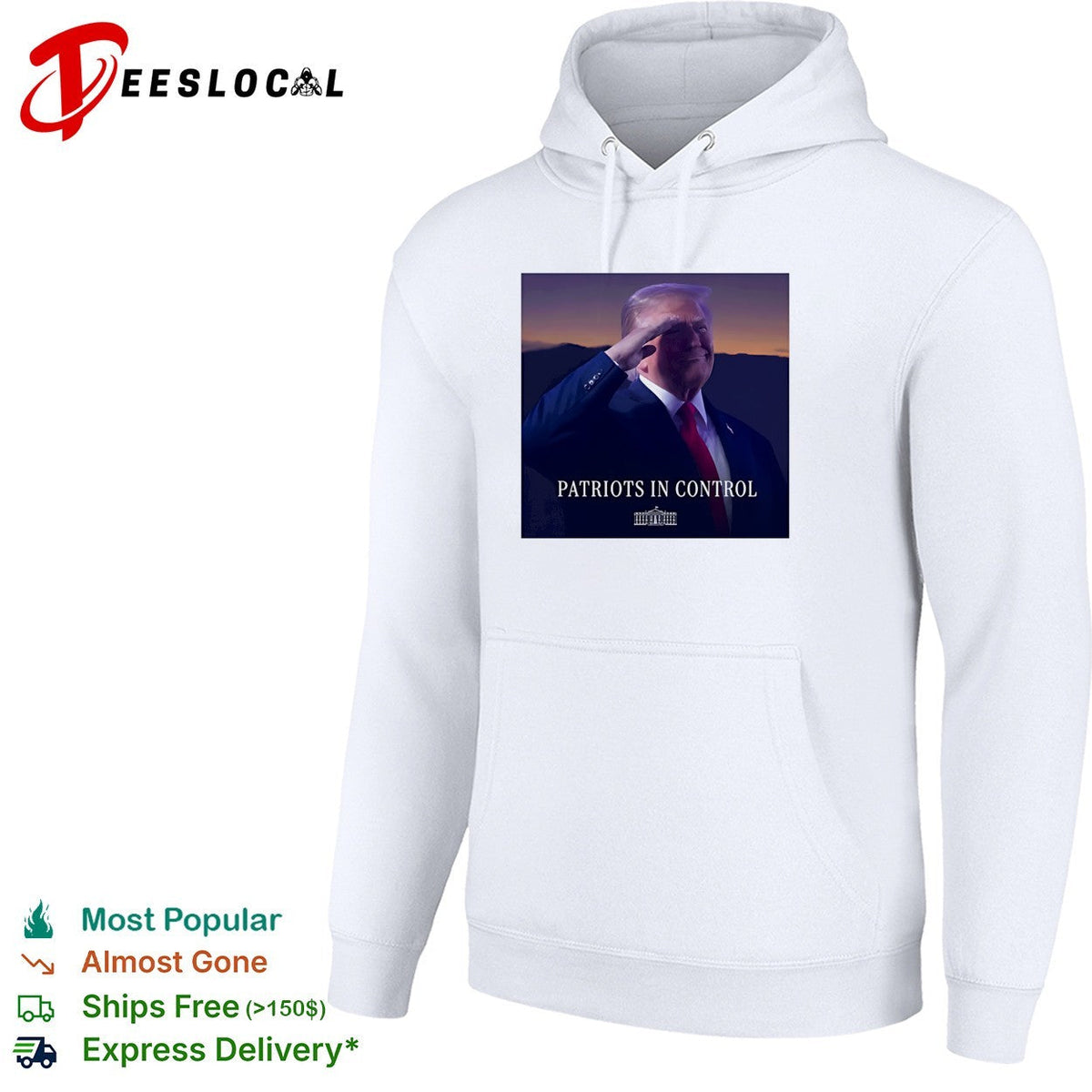 Donald Trump NBA Finals patriots in control White House photo political shirt Unisex