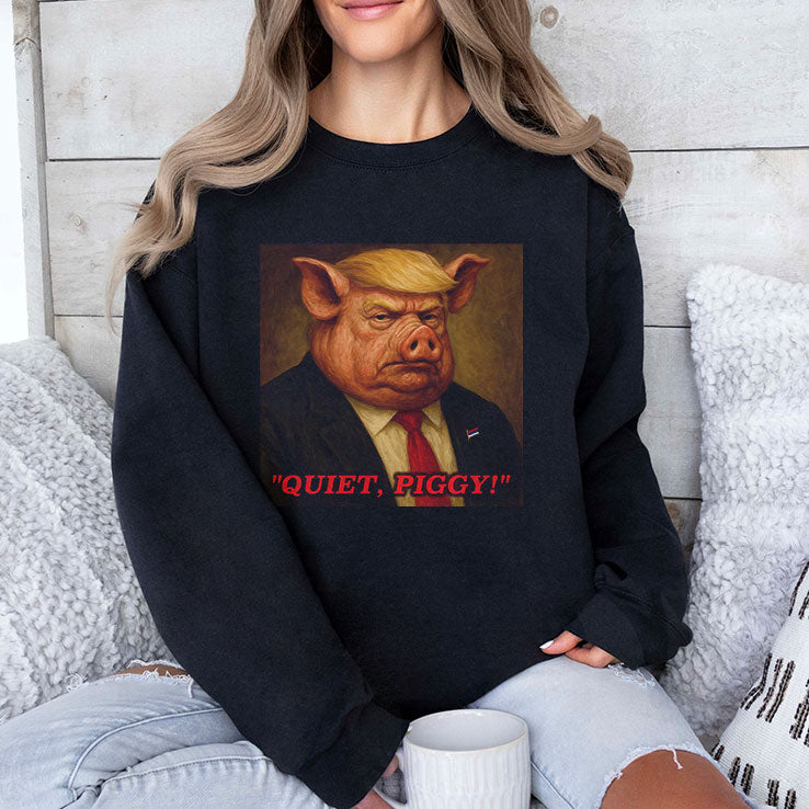 Donald Trump Quiet Piggy T Shirt Unisex