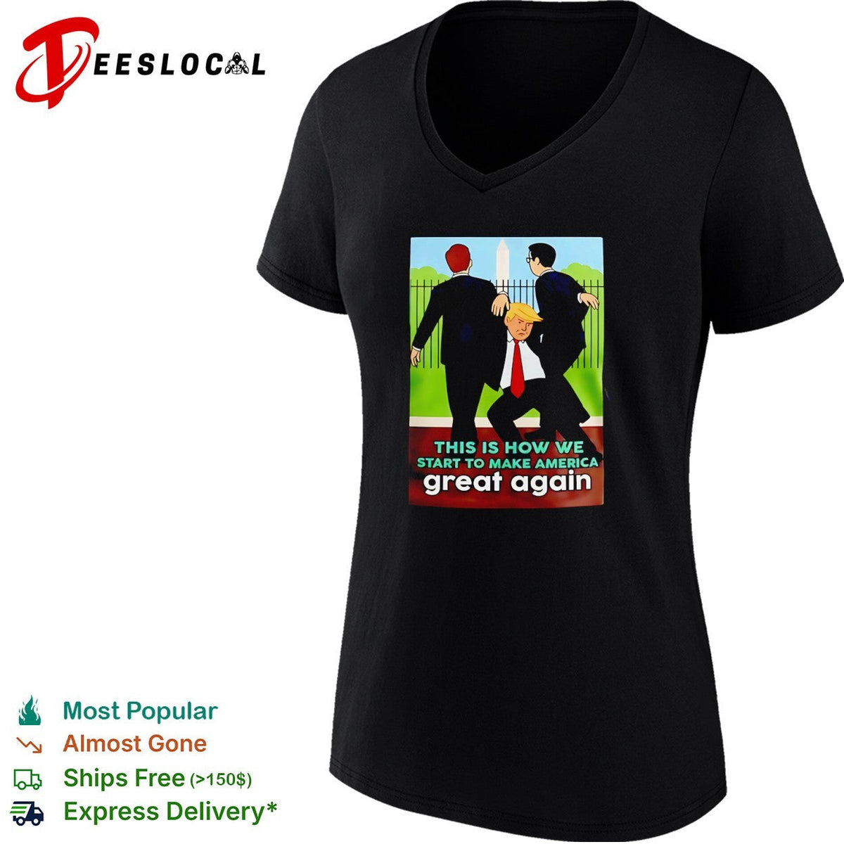 Donald Trump This is how we start to make America great again shirt Unisex