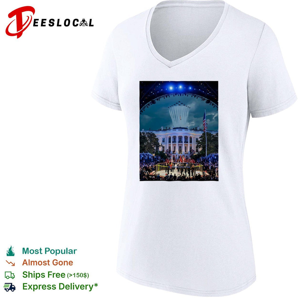 Donald Trump UFC White House Air Force Jets Flyover Parody Commemorative shirt Unisex
