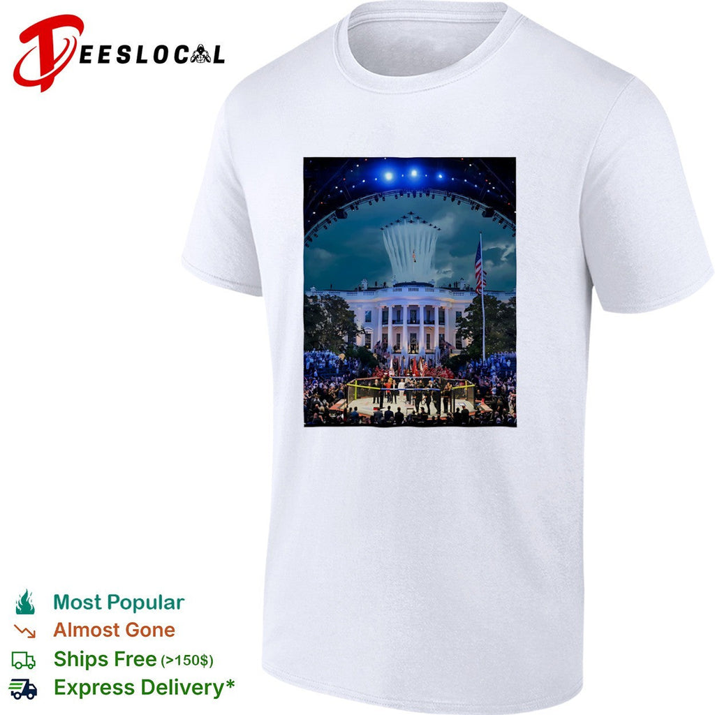 Donald Trump UFC White House Air Force Jets Flyover Parody Commemorative shirt Unisex