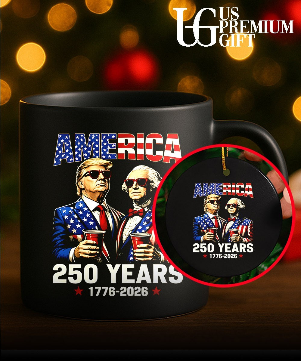 Donald Trump and George Washington America 250 Years 1776-2026 shirt Unisex