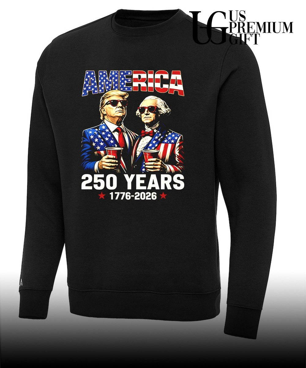 Donald Trump and George Washington America 250 Years 1776-2026 shirt Unisex
