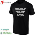 Donald Trump got viciously booed the Knicks went up 3 0 June 8 2026 shirt Unisex