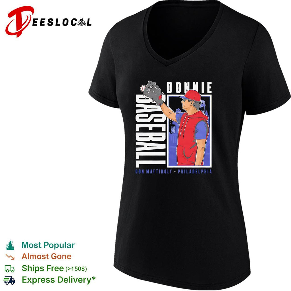 Donnie Baseball Don Mattingly Philadelphia Phillies caricature shirt Unisex