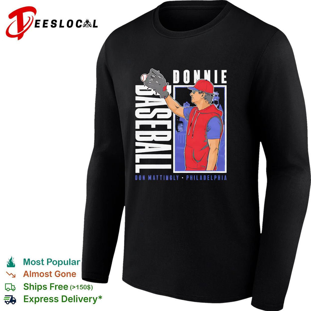 Donnie Baseball Don Mattingly Philadelphia Phillies caricature shirt Unisex