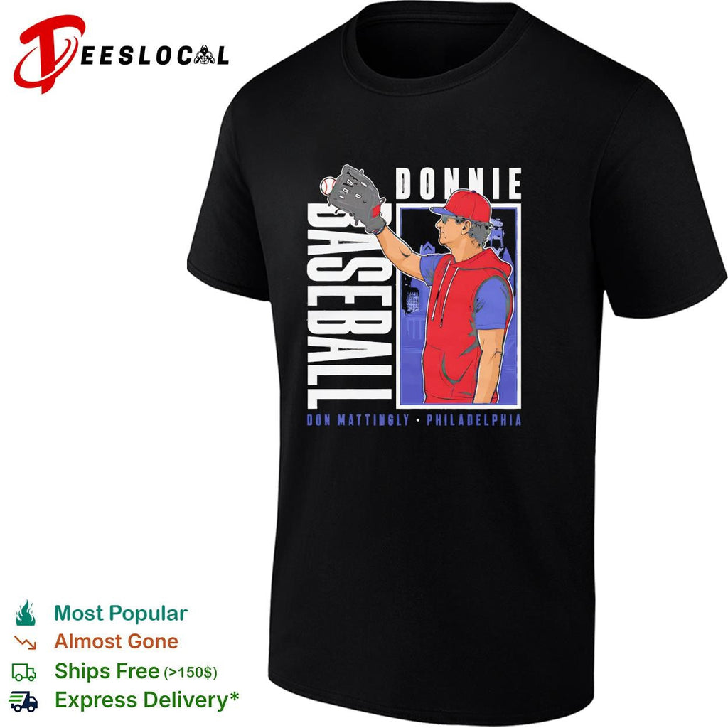 Donnie Baseball Don Mattingly Philadelphia Phillies caricature shirt Unisex