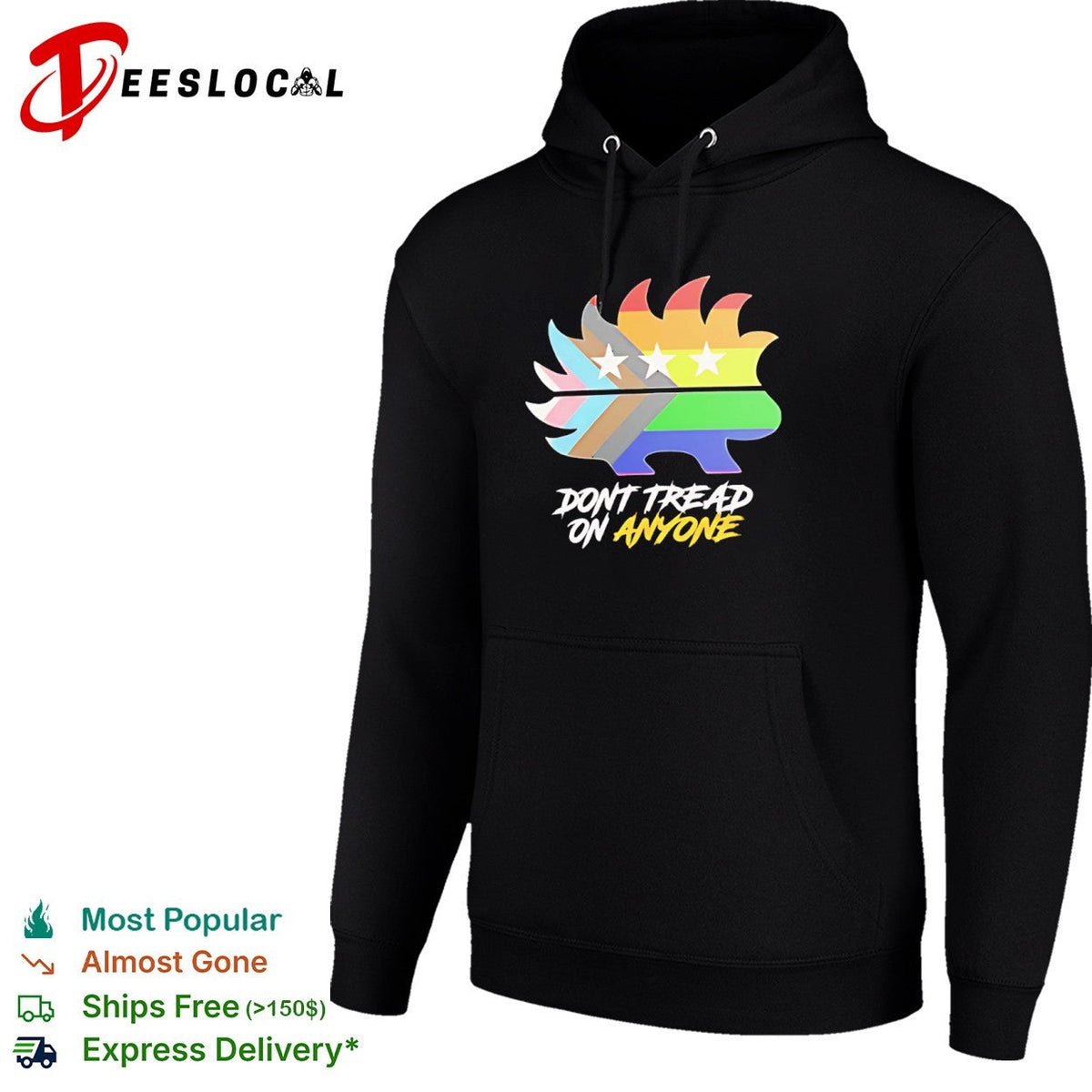Don’t Tread on Anyone Progress Pride Flag Shirt Unisex