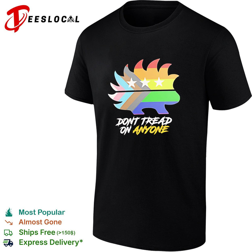 Don’t Tread on Anyone Progress Pride Flag Shirt Unisex