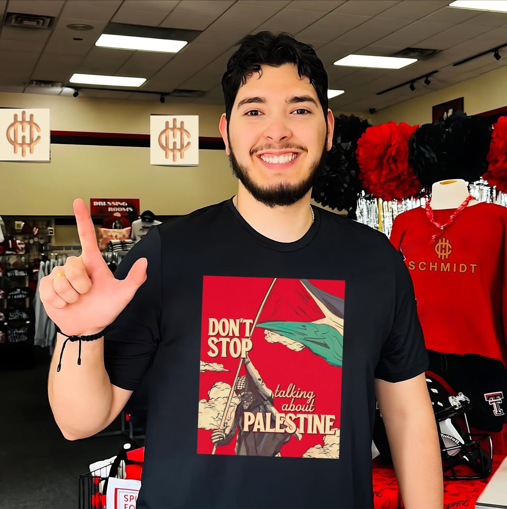 Don’t stop talking about Palestine shirt Unisex