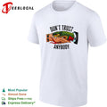 Don’t trust anybody snake biting hand traditional tattoo style illustration graphic shirt Unisex