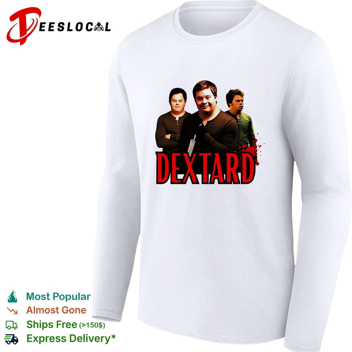 Down man Dextard parody meme shirt Unisex