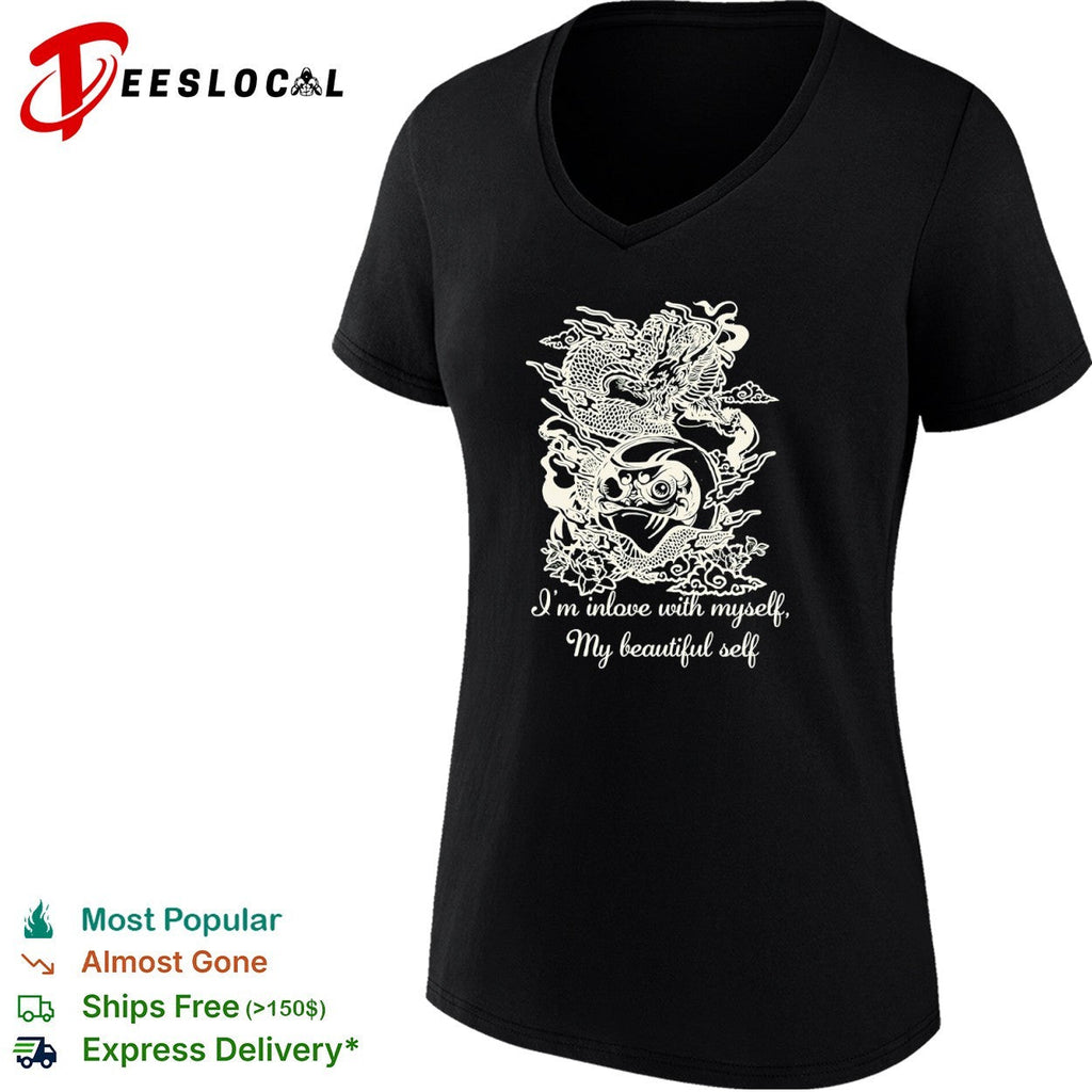 Dragon Daruma I am inlove with myself My beautiful self shirt Unisex