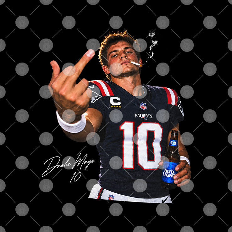 Drake Maye Middle Finger T Shirt