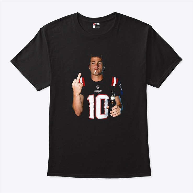 Drake Maye Middle Finger T Shirt Unisex