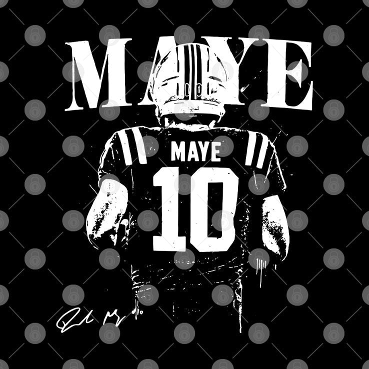 Drake Maye QB Football T Shirt Unisex