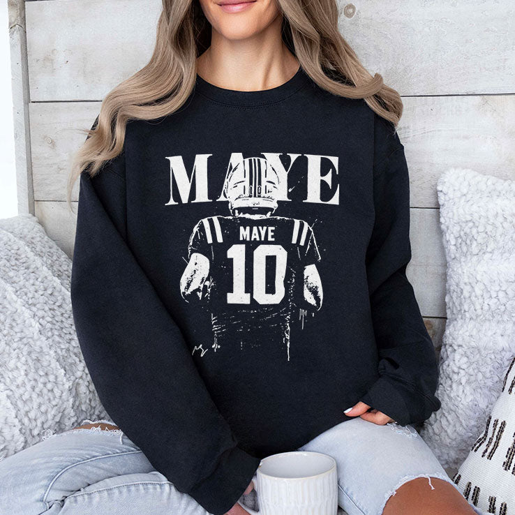 Drake Maye QB Football T Shirt Unisex