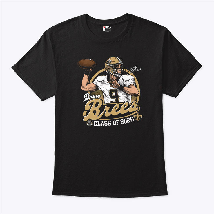 Drew Brees Hall Of Fame 2026 T Shirt Unisex