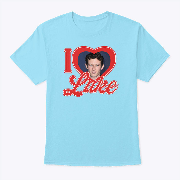 Dua Lipa Callum Turner I Heart Luke T Shirt Unisex