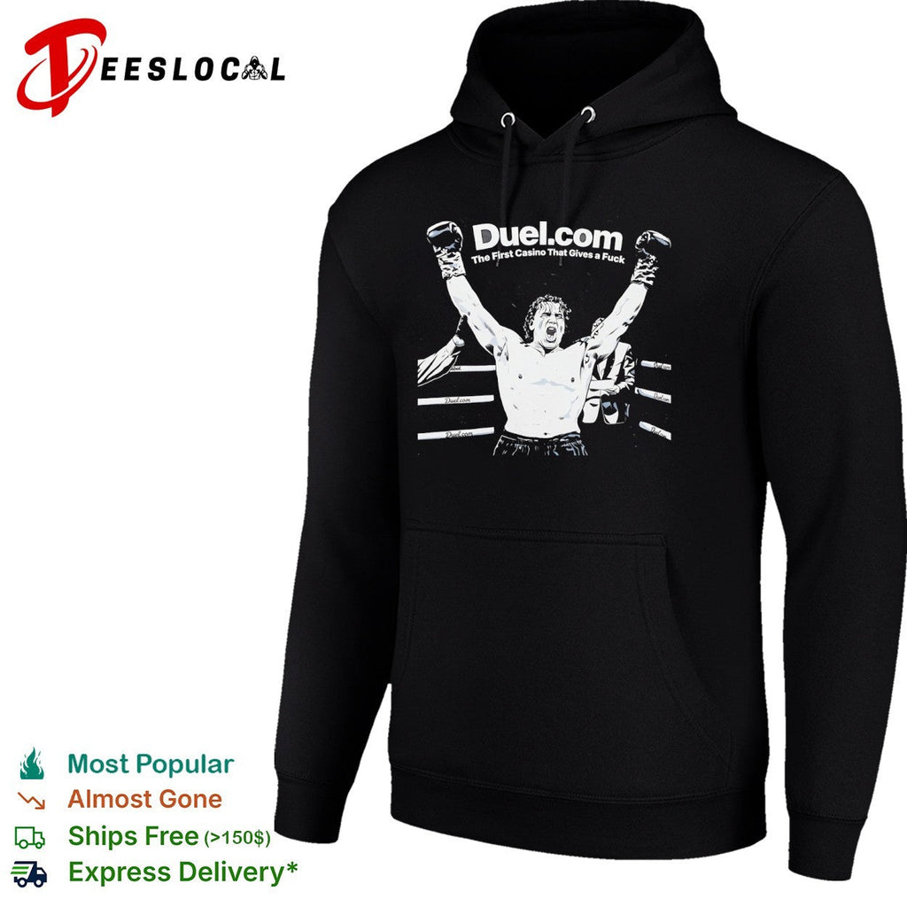 Duel.com the first casino that gives a fuck boxing championship winner shirt Unisex