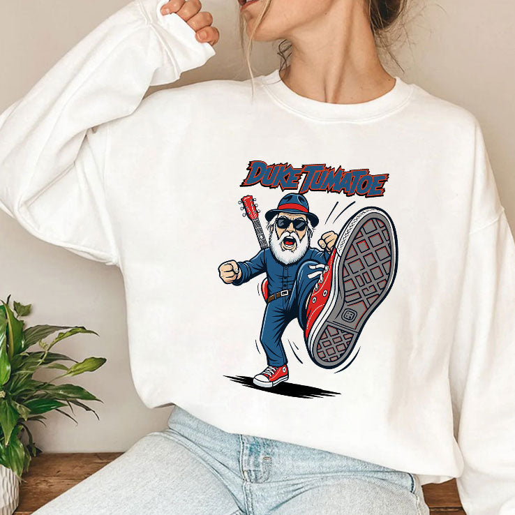 Duke Tumatoe Kicking Duke Kung Fu T Shirt Unisex