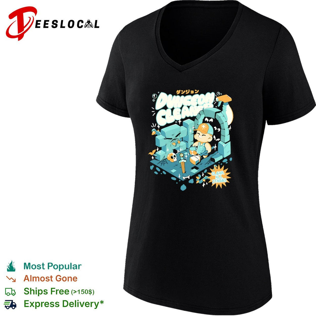 Dungeon Cleaner Clear all stages shirt Unisex