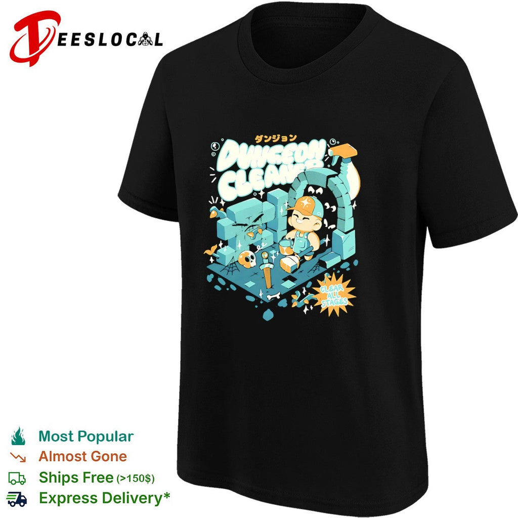 Dungeon Cleaner Clear all stages shirt Unisex